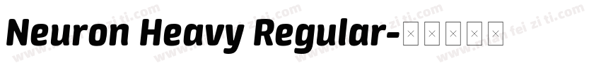 Neuron Heavy Regular字体转换
